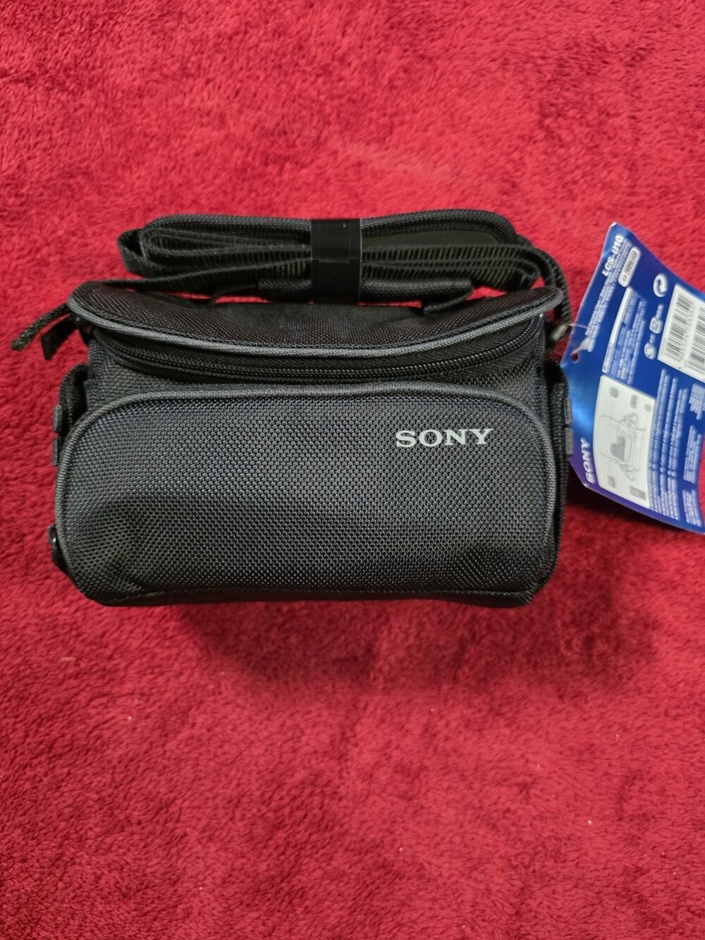 Sony LCS-U10 Soft Carrying Case Camera Camcorder Bag Black w/ Tags Shoulder...